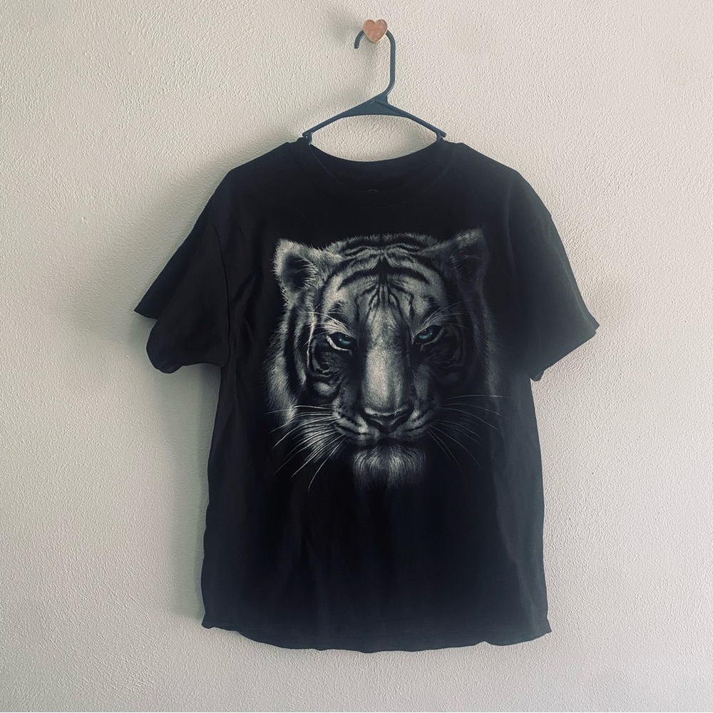 DOM black tiger graphic t-shirt